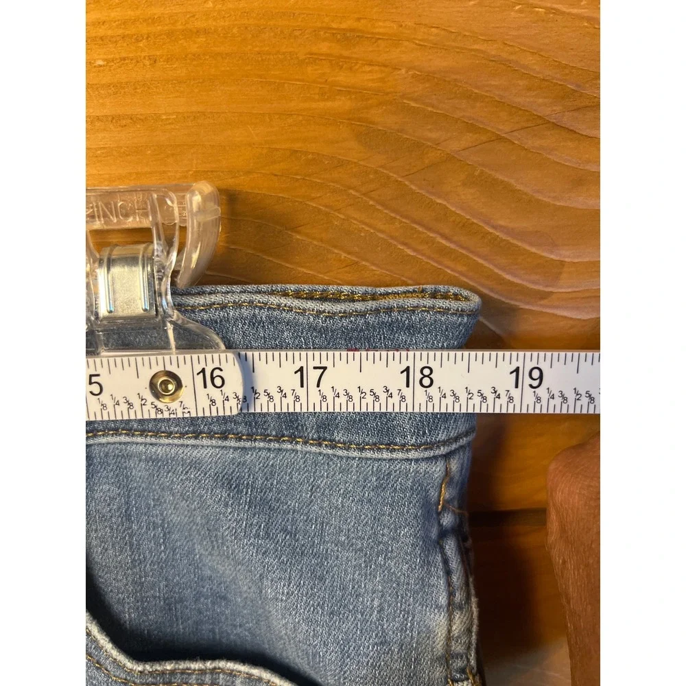 Madewell 10 High Rise Skinny Crop Jeans Womens 33P Denim Light Wash‎